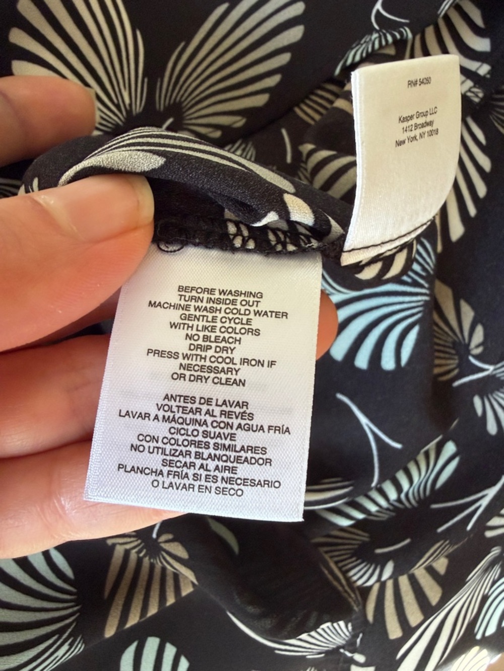 Kasper patterned blouse - Picture 7 of 7